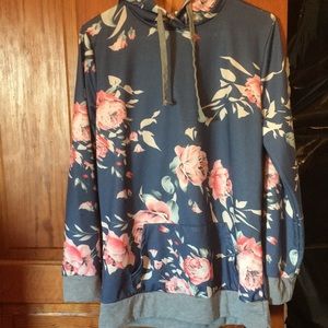Floral Hoodie